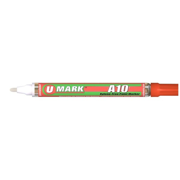 U-Mark U-Mark UMARK10107 2 mm A10 Paint Marker; Orange - 12 per Box UMARK10107 - main